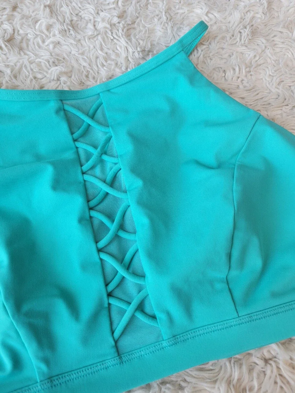 Lululemon Shoreline Bikini Top Eucalyptus Size XS 0-2